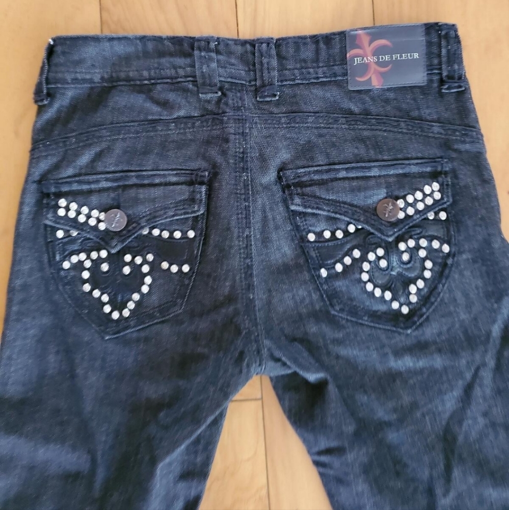New! Black sz 5 Jean's da Fleur